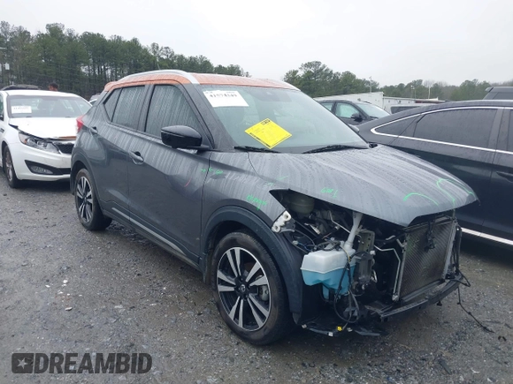 2020 Nissan Kicks SR with VIN 3N1CP5DV8LL559348, listed as a IAAI auction lot 41574349 with 94,979 mi miles and . Bid and sale history available at carsss.com. Image 13.