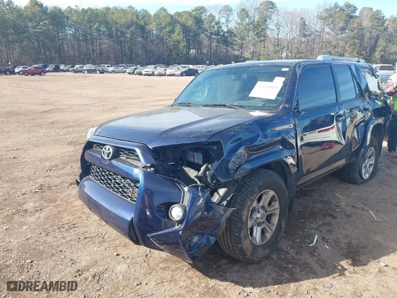 2014 Toyota 4Runner SR5 with VIN JTEZU5JRXE5080192, listed as a IAAI auction lot 41410603 with 62,840 mi miles. Bid and sale history available at carsss.com. Image 6.