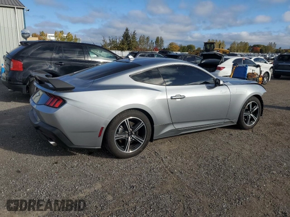2024 Ford Mustang EcoBoost with VIN 1FA6P8TH4R5134411, listed as a Copart auction lot 75890314 with 5,388 mi miles and Salvage title. Bid and sale history available at DreamBid. Image 3.