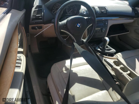2012 BMW 1 Series 128i with VIN WBAUL7C51CVM81616, listed as a Copart auction lot 73862874 with 0 mi miles and Non Repairable. Bid and sale history available at carsss.com. Image 8.