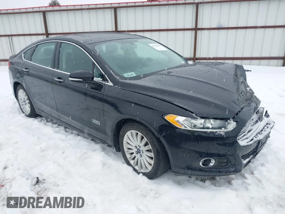 2016 Ford Fusion Energi SE Luxury with VIN 3FA6P0PU3GR166009, listed as a IAAI auction lot 41626623 with 133,596 mi miles. Bid and sale history available at carsss.com. Image 1.