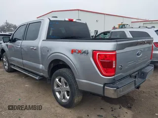 2022 Ford F-150 XL with VIN 1FTFW1E53NKD55940, listed as a IAAI auction lot 41589677 with 22,878 mi miles. Bid and sale history available at carsss.com. Image 3.