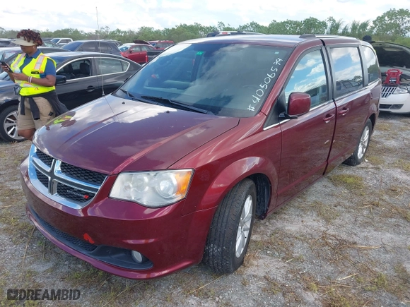 2019 Dodge Grand Caravan SXT with VIN 2C4RDGCG1KR716718, listed as a IAAI auction lot 40506579 with 1 mi miles. Bid and sale history available at carsss.com. Image 17.