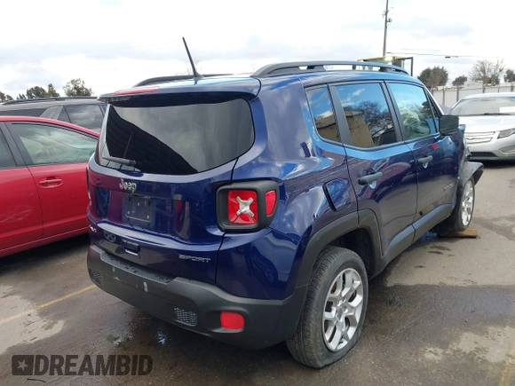 2018 Jeep Renegade Upland с VIN ZACCJBAB7JPJ31912, выставлен на аукционе IAAI как лот 41562411 с пробегом 23 777 миль миль и . История ставок и продаж доступна на DreamBid. Изображение 4.