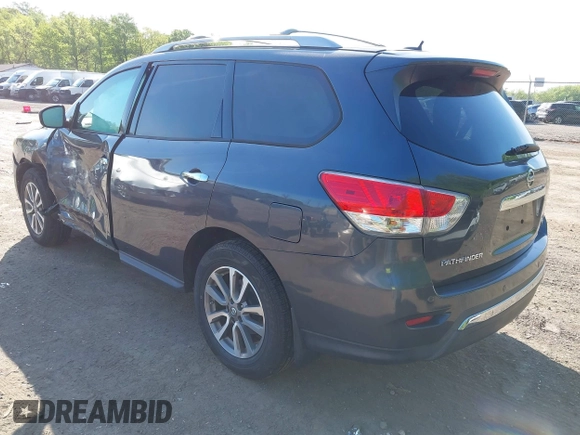 2013 Nissan Pathfinder SV with VIN 5N1AR2MM0DC672059, listed as a IAAI auction lot 42137816 with 138,853 mi miles and . Bid and sale history available at DreamBid. Image 3.