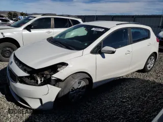 2018 Kia Forte LX with VIN KNAFK5A88J5772981, listed as a Copart auction lot 76985474 with 93,199 mi miles and Salvage Title. Bid and sale history available at carsss.com. Image 1.