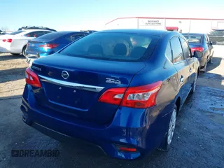 2019 Nissan Sentra SV with VIN 3N1AB7AP3KY446089, listed as a IAAI auction lot 41673033 with 37,187 mi miles and . Bid and sale history available at DreamBid. Image 4.