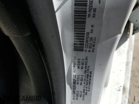 2015 Chrysler 200 Limited with VIN 1C3CCCAB4FN537606, listed as a Copart auction lot 48904065 with Not Provided miles and Clean Title. Bid and sale history available at DreamBid. Image 12.