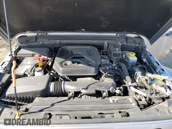 2021 Jeep Wrangler Unlimited Willys с VIN 1C4HJXDN1MW672344, выставлен на аукционе Copart как лот 50218005 с пробегом 32 948 миль миль и Списание • Salvage title. История ставок и продаж доступна на DreamBid. Изображение 12.