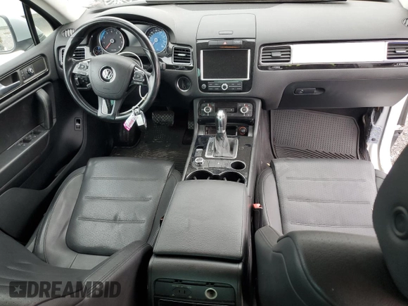 2013 Volkswagen Touareg Lux with VIN WVGEF9BPXDD004537, listed as a Copart auction lot 79277734 with 105,091 mi miles and Salvage Title. Bid and sale history available at DreamBid. Image 8.