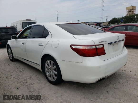 2007 Lexus LS 460 z VIN JTHBL46F175034690, wystawiony jako Copart lot #58154305 z przebiegiem 143 517 mil mil oraz Szkoda całkowita • Salvage title. Historia ofert i sprzedaży dostępna na DreamBid. Obrazek 2.