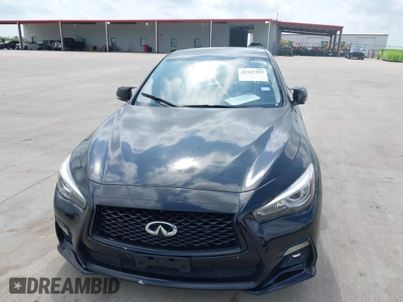 2019 Infiniti Q50 3.0t Signature Edition with VIN JN1EV7AP6KM513666, listed as a IAAI auction lot 42147392 with 99,798 mi miles. Bid and sale history available at carsss.com. Image 6.