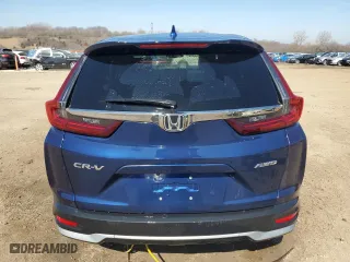 2020 Honda CR-V EX-L with VIN 5J6RW2H87LA011551, listed as a Copart auction lot 48829545 with 29,341 mi miles and Salvage Title. Bid and sale history available at carsss.com. Image 6.