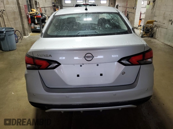 2024 Nissan Versa S with VIN 3N1CN8DV1RL879529, listed as a Copart auction lot 47470485 with 3,364 mi miles and Salvage Title. Bid and sale history available at carsss.com. Image 6.