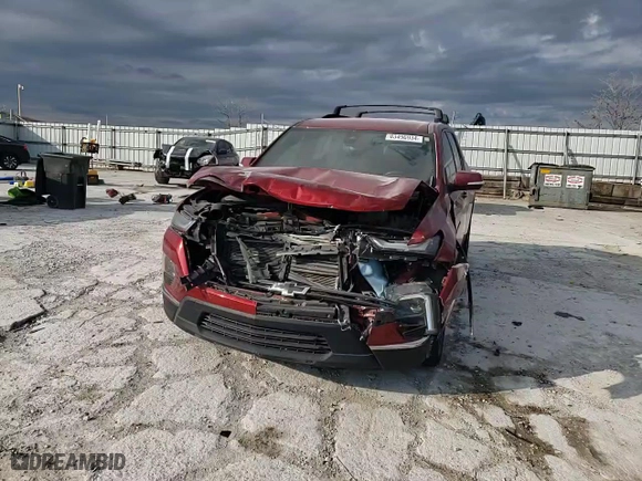 2022 Chevrolet Traverse RS with VIN 1GNERJKW9NJ136221, listed as a Copart auction lot 83496934 with 61,538 mi miles and Salvage Title. Bid and sale history available at carsss.com. Image 12.