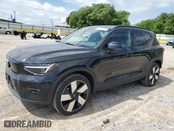 2023 Volvo XC40 Ultimate z VIN YV4ED3UM2P2109080, wystawiony jako Copart lot #58180915 z przebiegiem 20 137 mil mil oraz Szkoda całkowita • Salvage title. Historia ofert i sprzedaży dostępna na DreamBid. Obrazek 1.