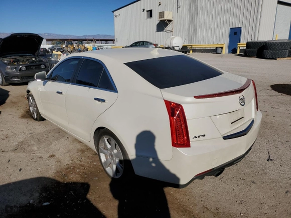 2014 Cadillac ATS Standard RWD with VIN 1G6AA5RX6E0102217, listed as a Copart auction lot 41683015 with 122,636 mi miles and Salvage Title. Bid and sale history available at carsss.com. Image 2.
