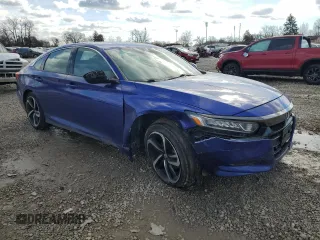 2019 Honda Accord Sedan Sport 1.5T with VIN 1HGCV1F31KA144144, listed as a Copart auction lot 42144335 with Not Provided miles and Salvage Title. Bid and sale history available at carsss.com. Image 4.