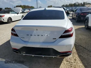 2022 Genesis G70 3.3T with VIN KMTG54TE1NU101029, listed as a Copart auction lot 74693774 with 0 mi miles and Non Repairable. Bid and sale history available at carsss.com. Image 6.