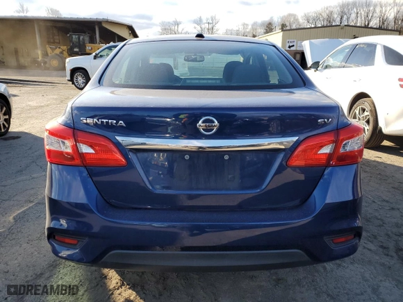 2017 Nissan Sentra SV with VIN 3N1AB7AP8HL717136, listed as a Copart auction lot 88231625 with 120,430 mi miles and Clean Title. Bid and sale history available at carsss.com. Image 6.