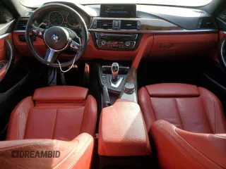 2015 BMW 4 Series 435i with VIN WBA4B1C5XFD955296, listed as a Copart auction lot 79456744 with 98,285 mi miles and Salvage Title. Bid and sale history available at DreamBid. Image 8.