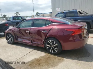 2018 Nissan Maxima S with VIN 1N4AA6AP6JC397820, listed as a Copart auction lot 54535485 with 56,676 mi miles and Salvage Title. Bid and sale history available at DreamBid. Image 2.