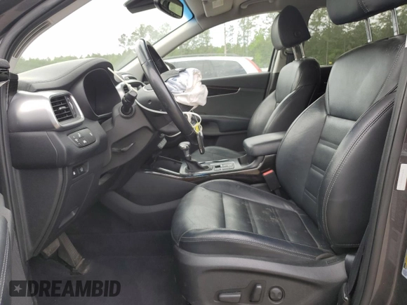 2019 Kia Sorento EX Sport with VIN 5XYPH4A52KG453042, listed as a Copart auction lot 55679945 with 75,269 mi miles and Salvage title. Bid and sale history available at DreamBid. Image 7.