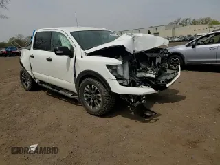 2021 Nissan Titan Pro-4X с VIN 1N6AA1ED9MN522375, выставлен на аукционе Copart как лот 54045655 с пробегом Не указан миль и Списание • Salvage title. История ставок и продаж доступна на DreamBid. Изображение 13.