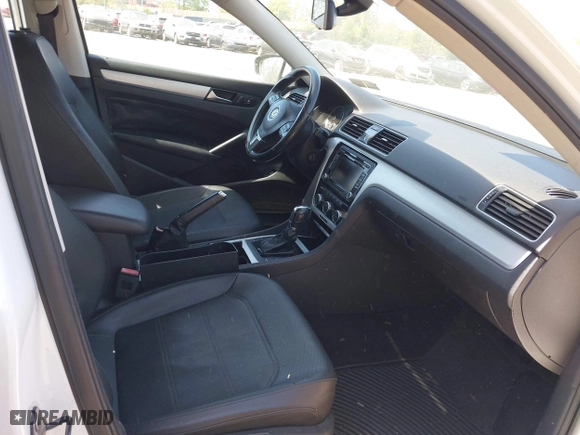 2012 Volkswagen Passat SE w/Sunroof with VIN 1VWBH7A39CC097668, listed as a IAAI auction lot 42100044 with 126,637 mi miles. Bid and sale history available at carsss.com. Image 5.