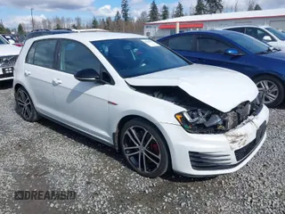 2017 Volkswagen Golf GTI S with VIN 3VW447AU3HM041888, listed as a IAAI auction lot 41828186 with 53,307 mi miles. Bid and sale history available at carsss.com. Image 1.
