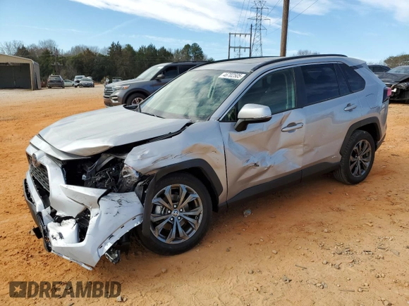 2023 Toyota RAV4 Hybrid XLE Premium with VIN JTMB6RFV6PD103909, listed as a Copart auction lot 46702505 with 8,237 mi miles and Salvage Title. Bid and sale history available at carsss.com. Image 1.