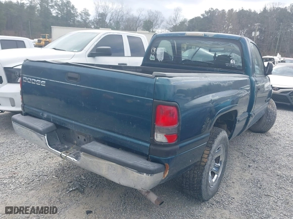 1998 Dodge Ram 1500 with VIN 1B7HC16Y1WS769200, listed as a IAAI auction lot 41711483 with 134,676 mi miles. Bid and sale history available at carsss.com. Image 4.