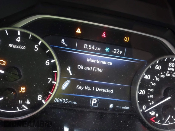 2019 Nissan Murano SL z VIN 5N1AZ2MS7KN165837, wystawiony jako IAAI lot #41293892 z przebiegiem 88 895 mil mil oraz . Historia ofert i sprzedaży dostępna na DreamBid. Obrazek 7.