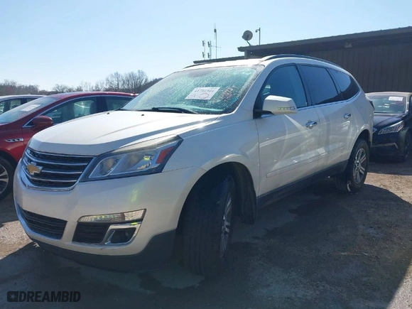 2015 Chevrolet Traverse LT with VIN 1GNKRGKD5FJ154463, listed as a IAAI auction lot 41781984 with 173,935 mi miles. Bid and sale history available at carsss.com. Image 2.