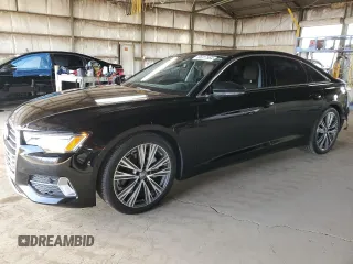 2019 Audi A6 Premium Plus with VIN WAUE8AF27KN120426, listed as a Copart auction lot 85317564 with 57,340 mi miles and Salvage Title. Bid and sale history available at carsss.com. Image 1.