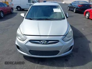 2014 Hyundai Accent GLS with VIN KMHCT4AE9EU688954, listed as a IAAI auction lot 42141664 with 99,041 mi miles. Bid and sale history available at carsss.com. Image 6.