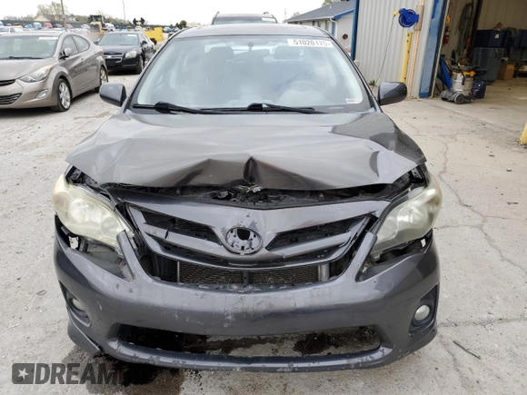 2012 Toyota Corolla L with VIN 5YFBU4EEXCP044820, listed as a Copart auction lot 51020175 with 119,293 mi miles and Salvage Title. Bid and sale history available at carsss.com. Image 5.