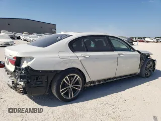 2018 BMW 7 Series 740i with VIN WBA7E2C58JG741652, listed as a Copart auction lot 57802073 with 79,441 mi miles. Bid and sale history available at carsss.com. Image 3.