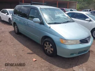 2003 Honda Odyssey EX-L z VIN 5FNRL18943B098818, wystawiony jako IAAI lot #42479485 z przebiegiem 173 269 mil mil oraz . Historia ofert i sprzedaży dostępna na DreamBid. Obrazek 1.