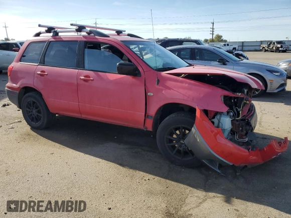 2004 Mitsubishi Outlander LS z VIN JA4LZ31F44U037794, wystawiony jako Copart lot #77416374 z przebiegiem 168 970 mil mil oraz Szkoda całkowita • Salvage title. Historia ofert i sprzedaży dostępna na DreamBid. Obrazek 4.