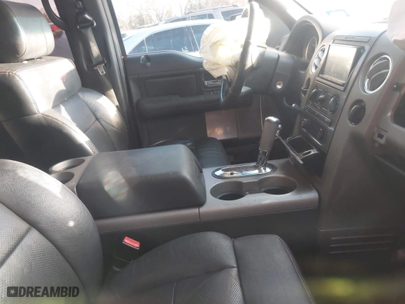 2007 Ford F-150 XLT with VIN 1FTPW12V77KA56155, listed as a IAAI auction lot 41269875 with 218,645 mi miles. Bid and sale history available at carsss.com. Image 5.