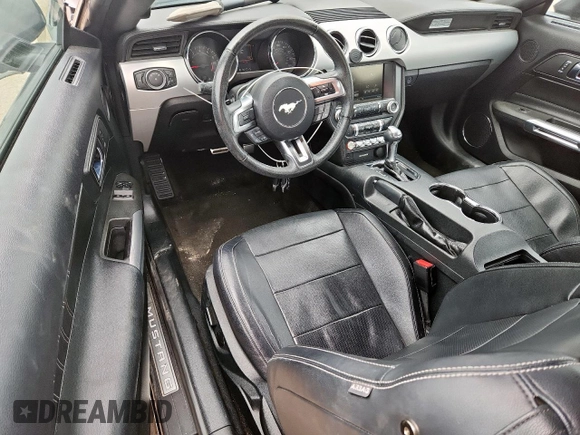 2015 Ford Mustang EcoBoost with VIN 1FA6P8TH7F5393082, listed as a Copart auction lot 62710175 with 96,635 mi miles and Salvage title. Bid and sale history available at DreamBid. Image 8.