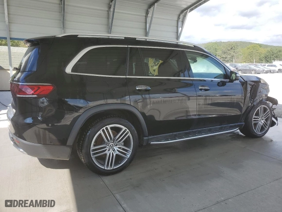 2023 Mercedes-Benz GLS with VIN 4JGFF5KE7PA952914, listed as a Copart auction lot 72075424 with 13,169 mi miles and Clean Title. Bid and sale history available at carsss.com. Image 3.