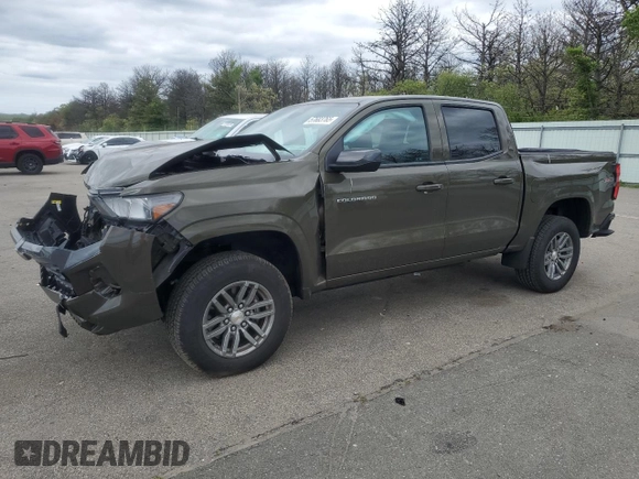 2024 Chevrolet Colorado 4WD LT z VIN 1GCGTCEC5R1108213, wystawiony jako Copart lot #57683765 z przebiegiem 22 022 mil mil oraz Szkoda całkowita • Salvage title. Historia ofert i sprzedaży dostępna na DreamBid. Obrazek 1.