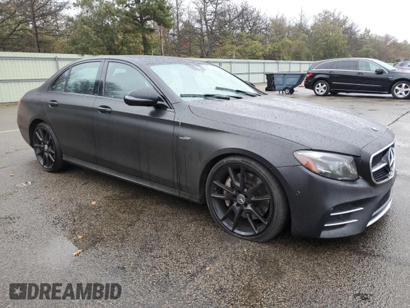 2019 Mercedes-Benz E-Class AMG E 53 with VIN WDDZF6BBXKA571859, listed as a Copart auction lot 73335844 with 55,141 mi miles and Salvage Title. Bid and sale history available at carsss.com. Image 4.