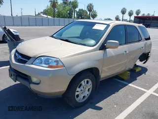 2002 Acura MDX with VIN 2HNYD18272H541171, listed as a IAAI auction lot 42141224 with 254,370 mi miles. Bid and sale history available at carsss.com. Image 2.