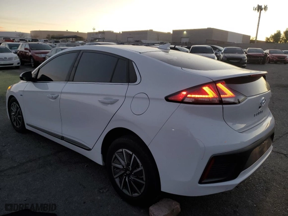 2020 Hyundai Ioniq Electric Limited with VIN KMHC85LJ6LU060977, listed as a Copart auction lot 87921545 with 52,839 mi miles and Salvage Title. Bid and sale history available at carsss.com. Image 2.
