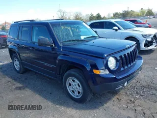 2017 Jeep Patriot Sport with VIN 1C4NJRBB7HD144753, listed as a IAAI auction lot 41986251 with 157,684 mi miles and . Bid and sale history available at DreamBid. Image 1.