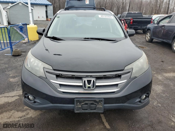 2012 Honda CR-V EX-L with VIN 2HKRM4H76CH622436, listed as a Copart auction lot 49123355 with 185,085 mi miles and Salvage Title. Bid and sale history available at carsss.com. Image 5.