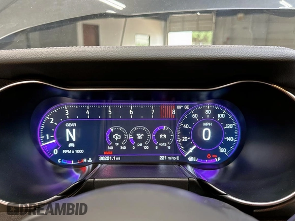 2020 Ford Mustang GT with VIN 1FA6P8CF6L5117986, listed as a Copart auction lot 63853325 with 36,251 mi miles and Clean title. Bid and sale history available at DreamBid. Image 8.